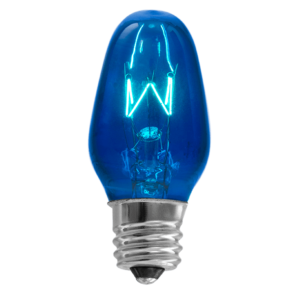 15 Watt Light Bulb Blue