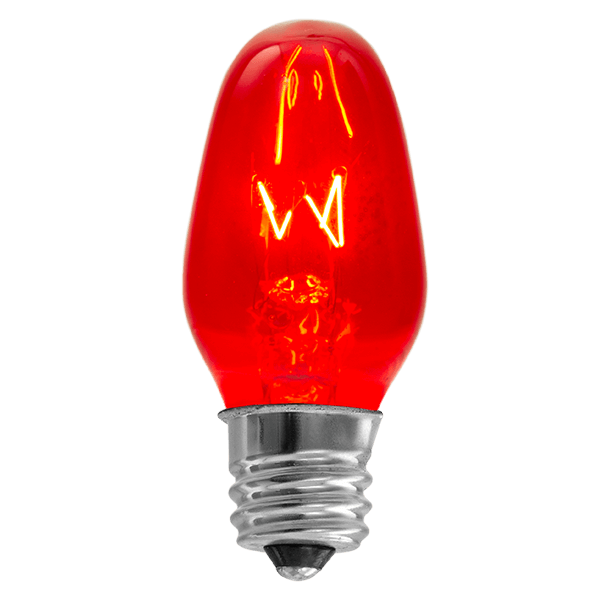 15 Watt Light Bulb Red