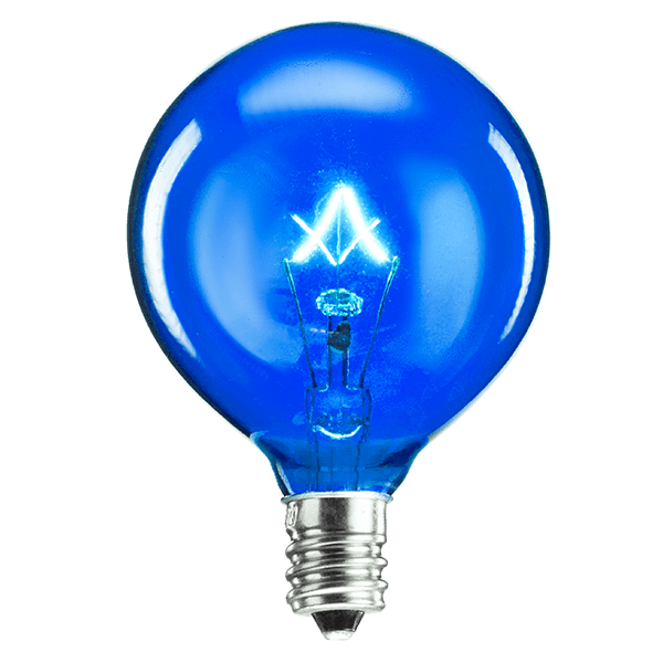 25 Watt Light Bulb Blue